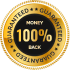 100% money back guaranteed